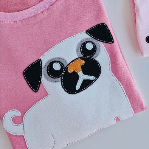 Kids Pug Sweatshirt Sweatshirt