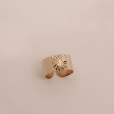 PLEATS Maxi simple ring