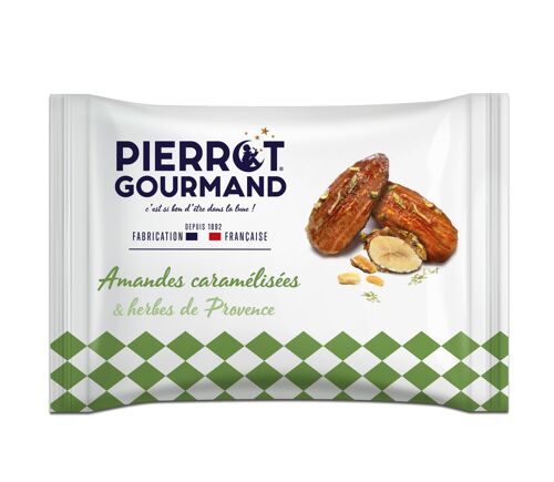 Les Pépites - sachet 45g amandes caramélisées  & herbes de Provence