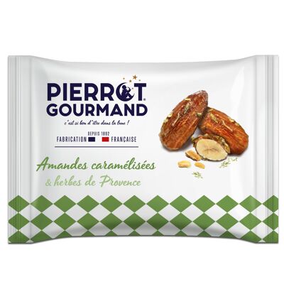 Les Pépites - sachet 45g amandes caramélisées  & herbes de Provence