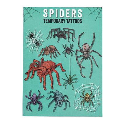 Temporary tattoos - Spiders