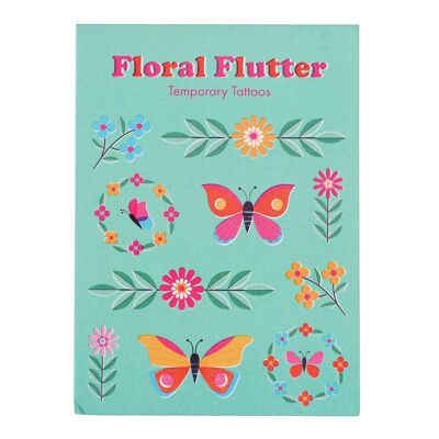 Temporary tattoos - Floral Flutter