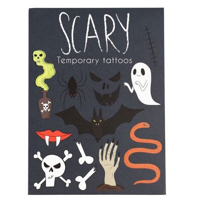 Temporary tattoos - Scary