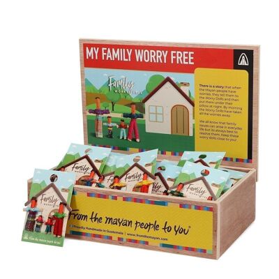 Bambole preoccupanti (set da 4) - Famiglia senza preoccupazioni