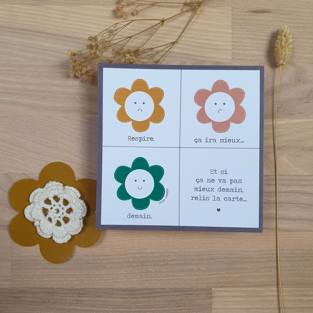 Carta “Respira, domani sarà meglio”.