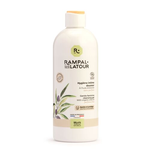 Gel hygiène intime douceur certifié bio 500ml - Cosmos Organic - BIOGELINT500P