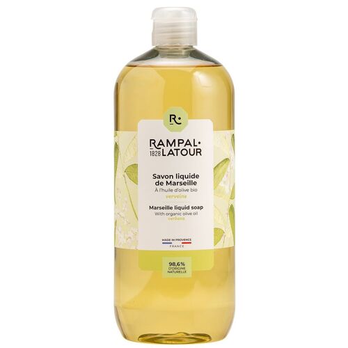 Savon liquide de Marseille Verveine 1L