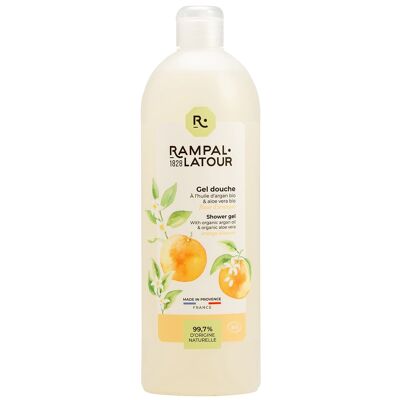 Certified organic shower gel Orange blossom 1L - Ecocert Organic Cosmetics