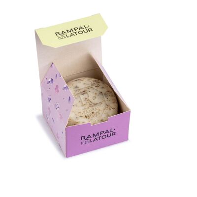 Superfatted soap in Exfoliating Lavender Flowers box 125g