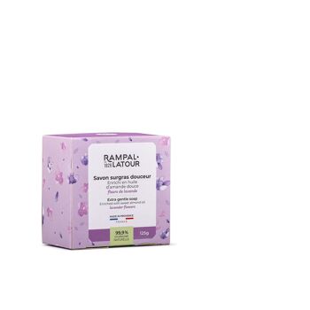 Savon surgras en coffret Fleurs de Lavande Exfoliant 125g 3