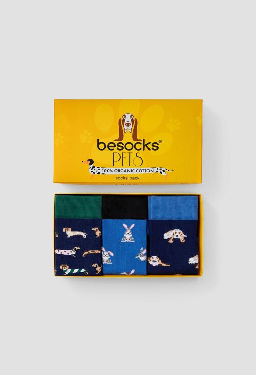 Pack Pets - 100% Organic Cotton Socks