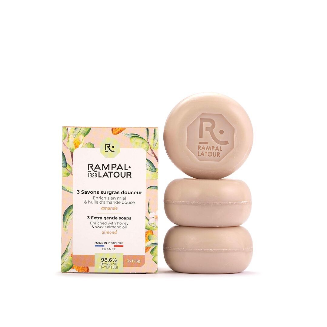 Überfettete Mandelseifen 3x125g - COF125X3AM