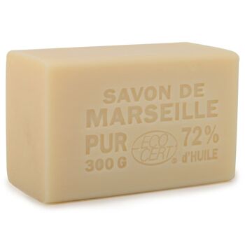 Pain de savon de Marseille aux huiles végétales 300g - Cosmos Natural - S300B-30 2