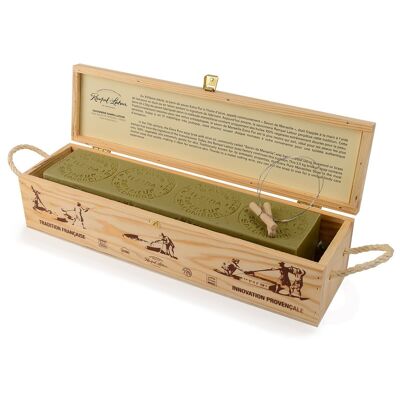 Bar of Marseille soap with olive oil in box 2.5kg
