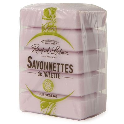 Savonnettes surgrasses Rose de Grasse 5x100g