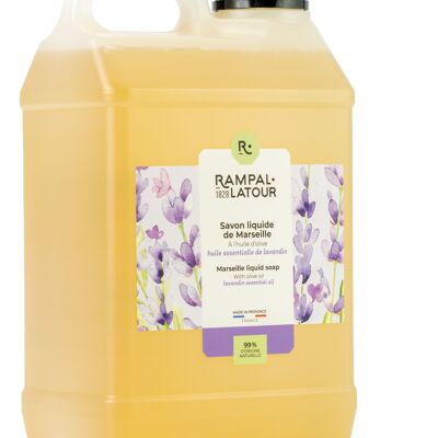 Jabón líquido de Marsella provenzal lavandín 3L