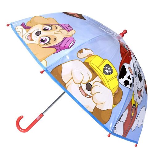 Paraguas infantil Paw Patrol - Transparente - Cierre manual