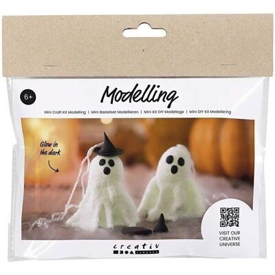 Kit de modelismo DIY - Decoraciones de Halloween - Fantasma - 2 piezas
