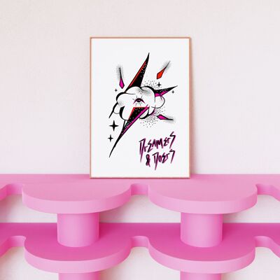 "Dreamers & Doers" - A4 Graphic Illustrated Art Print