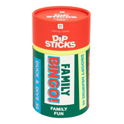 Dipstick Family Bingo Game