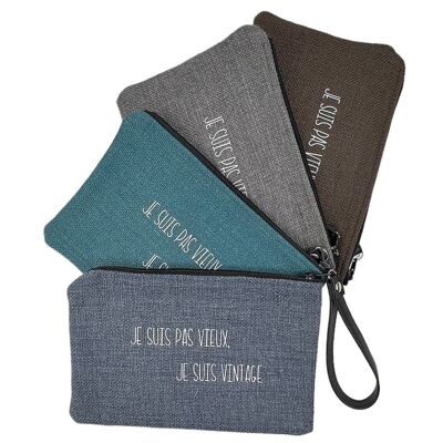 Pouch M, non sono vecchio, sono vintage, anjou