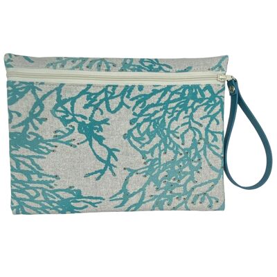 Pochette M, “Caledonia” Celadon