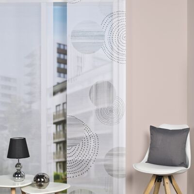 "NEOMI" Schiebewand in Farbe grau - 260x60 cm