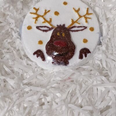 Reindeer Bath bomb