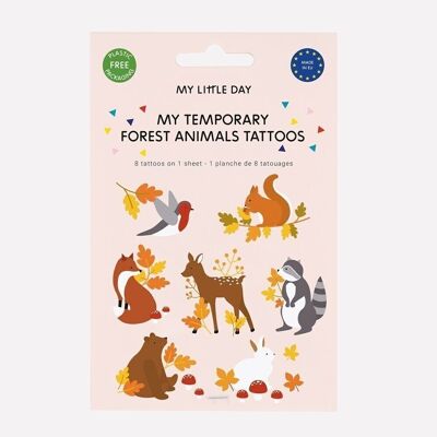 8 Tatuaggi temporanei: foresta