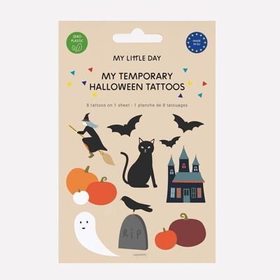 8 Tatuajes temporales: Halloween 1