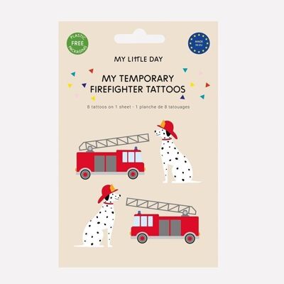 8 Tatuaggi temporanei: pompiere