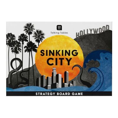 Strategie-Brettspiel „Sinking City“.