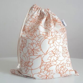 Sac à vrac réutilisable en coton biologique 8