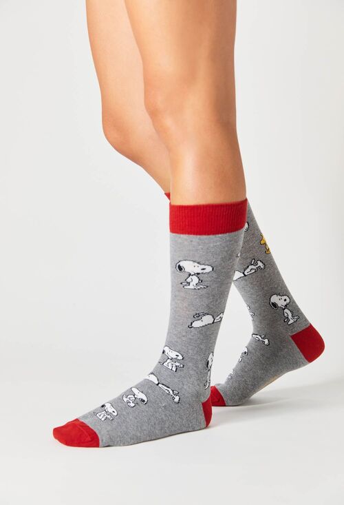 BeSnoopy Grey - 100% Organic Cotton Socks