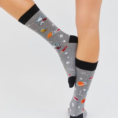 BeSnoopy Cosmos Grey - 100% Organic Cotton Socks