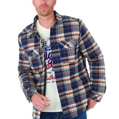 Quilted Check Overshirt