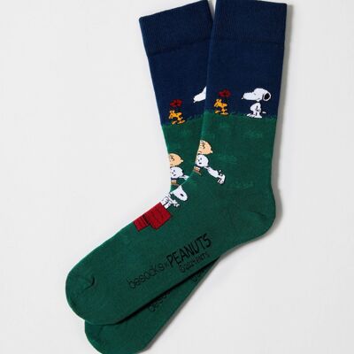 BeSnoopy Friends Blu - Calzini 100% cotone biologico