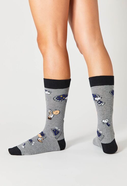 BeSnoopy Space Grey - 100% Organic Cotton Socks