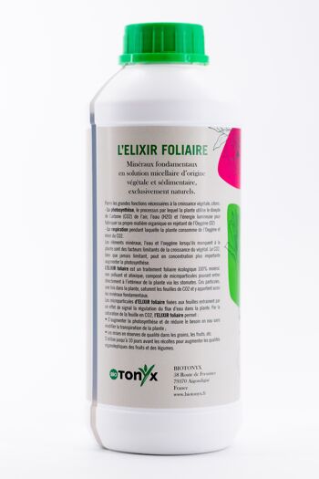 Engrais foliaire liquide naturel et écologique : ELIXIR FOLAIRE 2