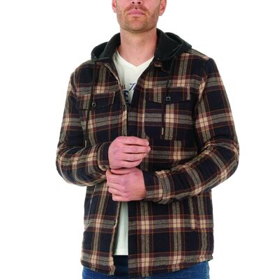 Quilted Hooded Overshirt
