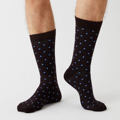 BeDots Brown – Socken aus 100 % Bio-Baumwolle