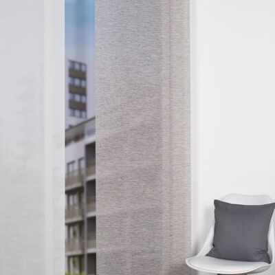 "SIEGLINDE" Schiebewand in Farbe grau - 245x60 cm