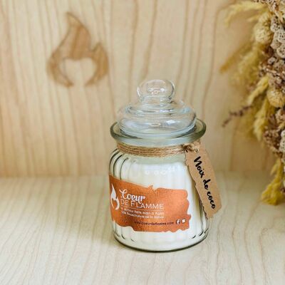Rapeseed wax candle 230g - COCONUT