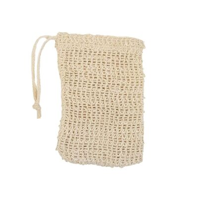 Sisal and cotton soap net