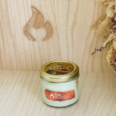 Rapeseed wax candle 100g - TILLEUL