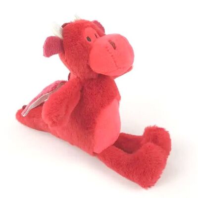 Mini Red Soft Toy Dragon