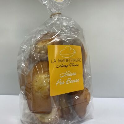 Beutel mit 12 Madeleines aus reiner Butter