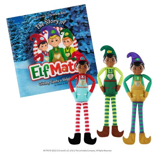 The Elf on the Shelf® Elf Mates™ Triple Pack (Brown Eyes)