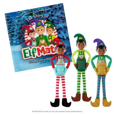 The Elf on the Shelf® Elf Mates™ Triple Pack (yeux marron)