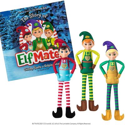 The Elf on the Shelf® Elf Mates™ Pack triple exclusif